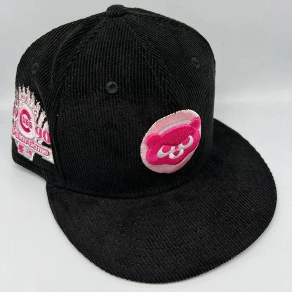 Chicago Cubs MLB Hat Men 7 All Star Game Corduroy 59Fifty New Era Fitted Cap